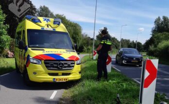 aanrijding fietser auto woerdense verlaat